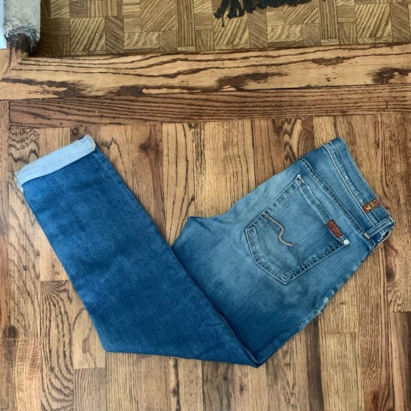 7 for all mankind boyfriend jeans - Picture 2 of 4